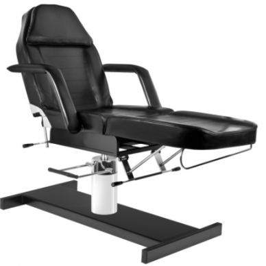Profesionali hidraulinė kosmetologinė kėdė-lova A210, juodos spalvos