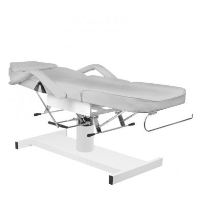 Profesionali hidraulinė kosmetologinė kėdė-lova A210, pilkos spalvos 3