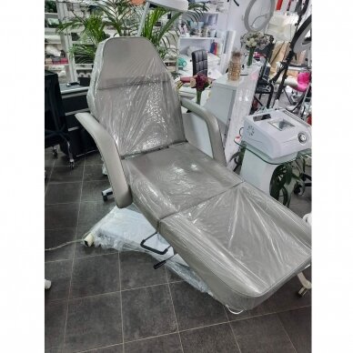 Profesionali hidraulinė kosmetologinė kėdė-lova A210, pilkos spalvos 5