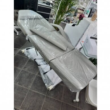 Profesionali hidraulinė kosmetologinė kėdė-lova A210, pilkos spalvos
