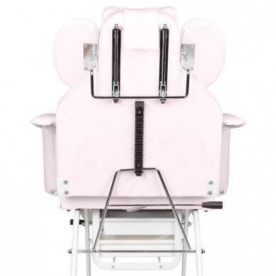 Профессиональная косметологическая кушетка-кровать розовая IVETTE 7