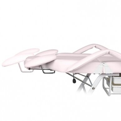 Профессиональная косметологическая кушетка-кровать розовая IVETTE 8