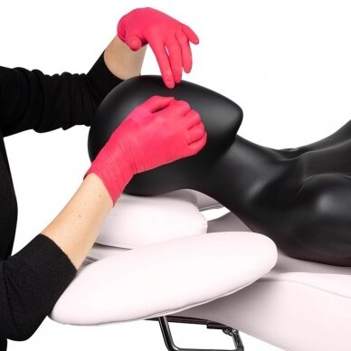 Profesionali kosmetologinė kušėtė - lova rožinės spalvos IVETTE 10