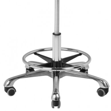 Professional cosmetology chair with backrest A-4299, white color 4 Professional cosmetology chair with backrest A-4299, white color 4