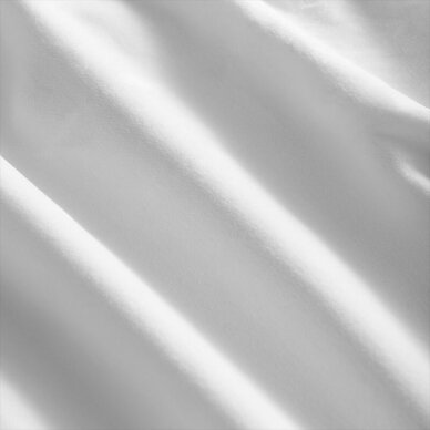 Kosmetologinės lovos užvalkalas iš veliūro 70x190 cm, baltos spalvos 1