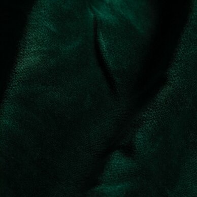 Kosmetologinės lovos užvalkalas iš veliūro 70x190 cm, žalios spalvos 1