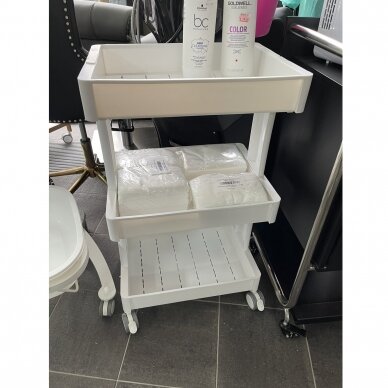 Professional cosmetology trolley 084, white 6