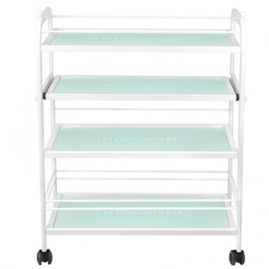 GIOVANNI CLASSIC TYP 1015 professional cosmetology trolley with pull-out shelf 4