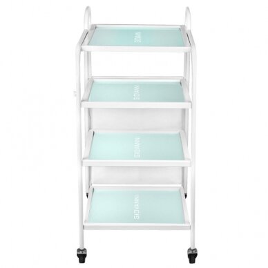 GIOVANNI CLASSIC TYP 1031 professional cosmetology trolley, white color 4