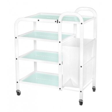 GIOVANNI CLASSIC TYP 1031 professional cosmetology trolley, white color