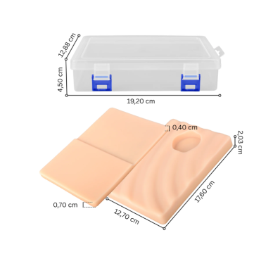 Implantable venous access port simulation training model 5 Implantable venous access port simulation training model 5