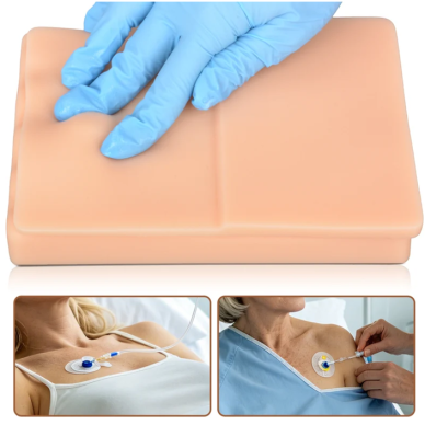 Implantable venous access port simulation training model 3 Implantable venous access port simulation training model 3