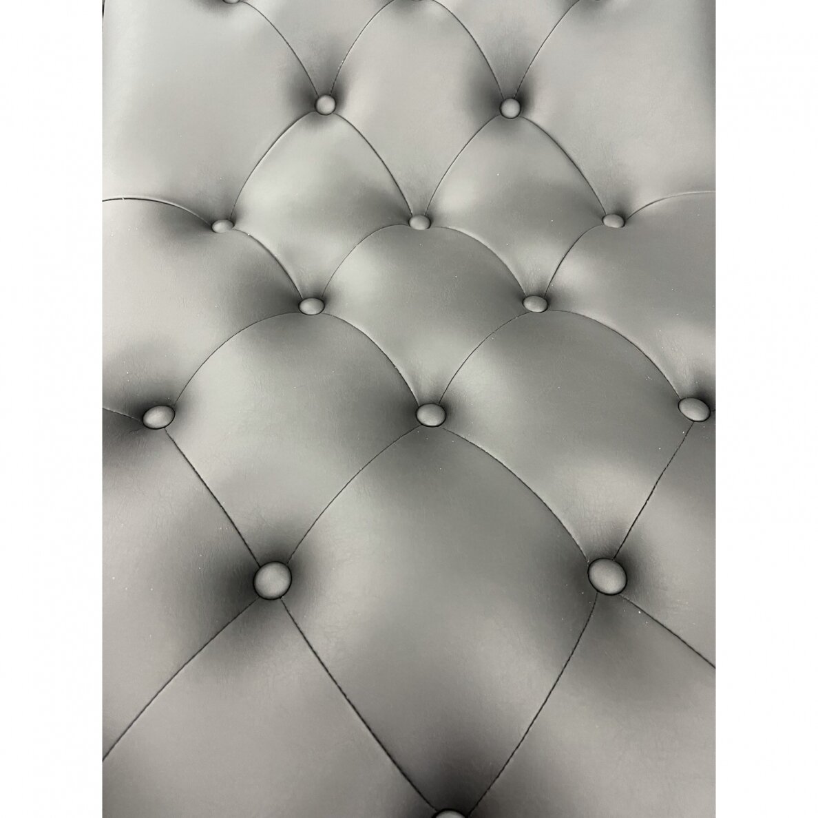 Couch for cosmetic and lashes treatments / black artificial leather 5 Couch for cosmetic and lashes treatments / black artificial leather 5