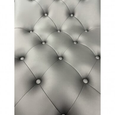 Couch for cosmetic and lashes treatments / black artificial leather 5 Couch for cosmetic and lashes treatments / black artificial leather 5
