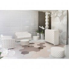 Professional waiting table/reception for beauty salons GLAMROCK (wide range of upholstery)