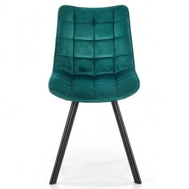 Waiting chair, turquoise velvet 4