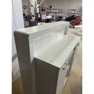 Professional reception desk - reception for beauty salons with LED lighting REFLEX 9