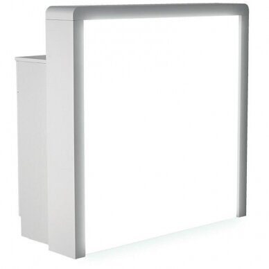 Profesionalus registratūros stalas - recepcija grožio salonams REFLECTION su LED apšvietimu 1 Profesionalus registratūros stalas - recepcija grožio salonams REFLECTION su LED apšvietimu 1