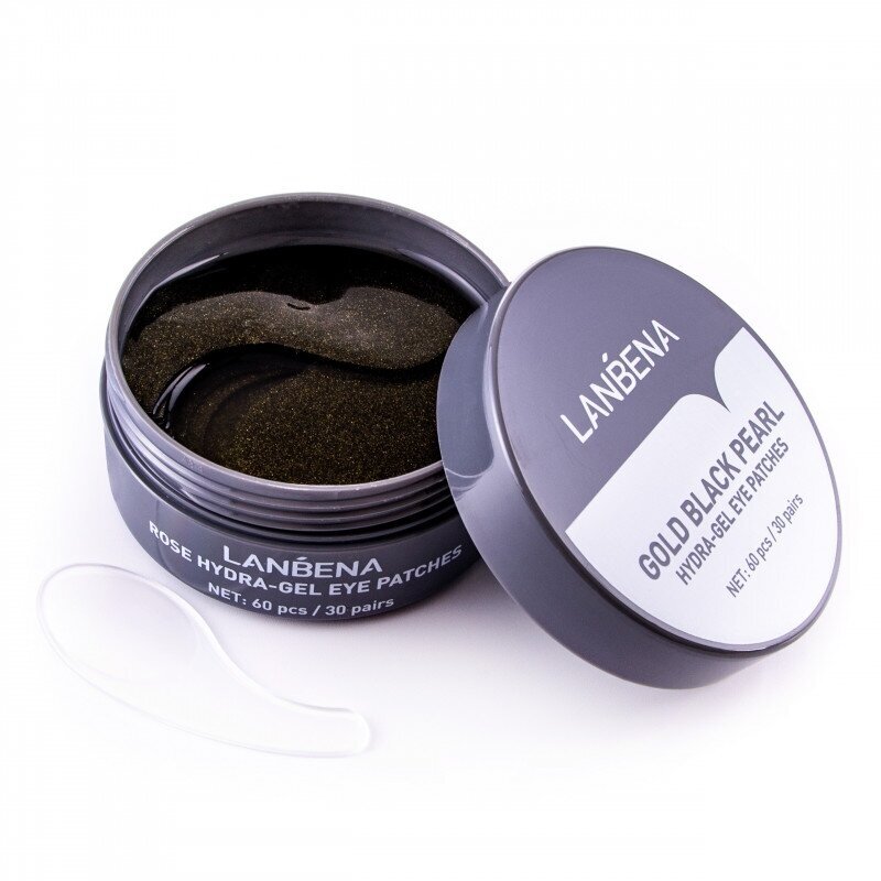 LANBENA EYE PADS collagen eye masks, 60 pcs. BLACK LANBENA EYE PADS collagen eye masks, 60 pcs. BLACK