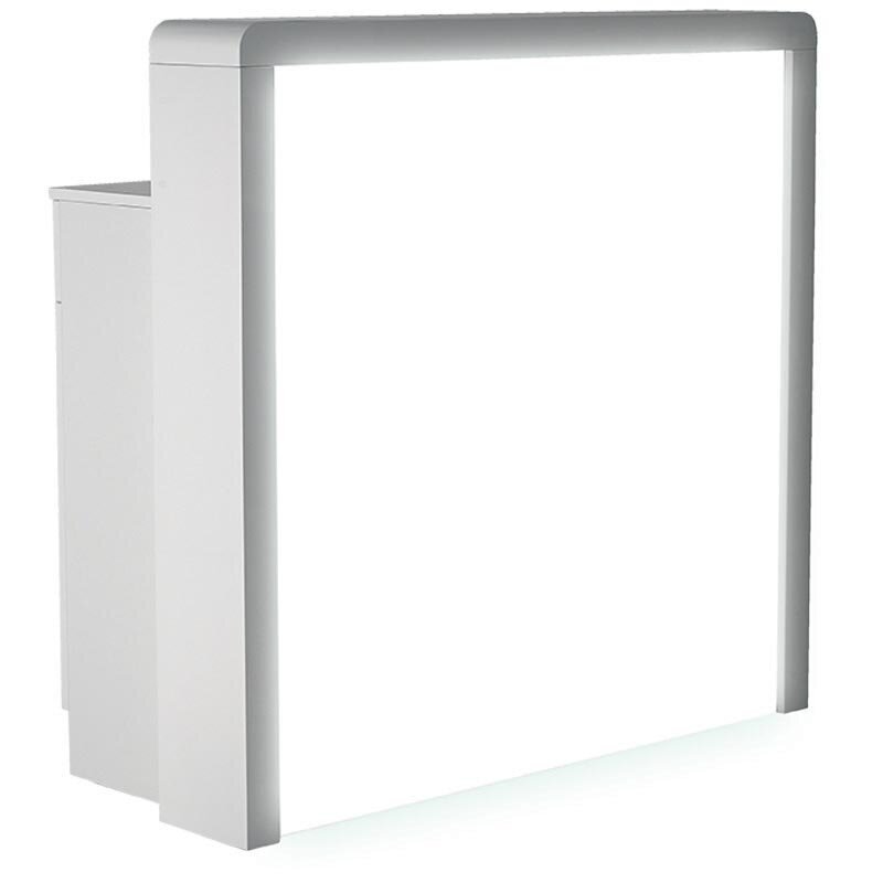 Profesionalus registratūros stalas - recepcija grožio salonams REFLECTION su LED apšvietimu 1 Profesionalus registratūros stalas - recepcija grožio salonams REFLECTION su LED apšvietimu 1