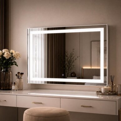 Mirror for beauty salons with LED lighting NEW YORK 60*80 1