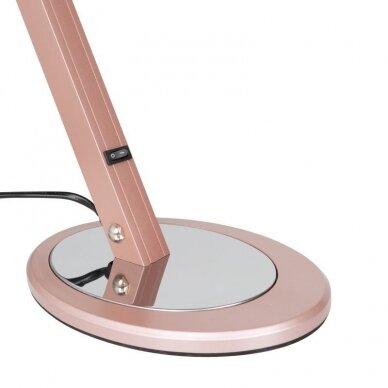 Profesionali stalinė lempa manikiūro darbams SLIM LED, rožinio aukso spalvos 2