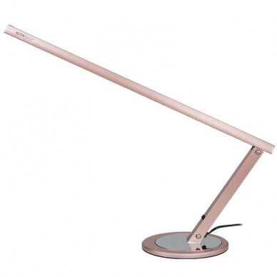 Profesionali stalinė lempa manikiūro darbams SLIM LED, rožinio aukso spalvos