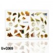Lipdukai nagų dailei 3D Holo - U+C069 (80x55mm) Lipdukai nagų dailei 3D Holo - U+C069 (80x55mm)