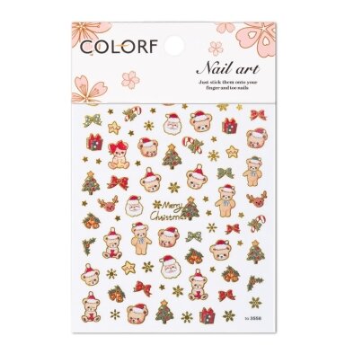 Nail art stickers MERRY CHRISTMAS Nail art stickers MERRY CHRISTMAS