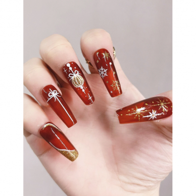 Наклейки для ногтей CHRISTMAS SNOWFLAKE 2 Наклейки для ногтей CHRISTMAS SNOWFLAKE 2