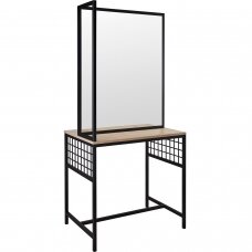 Grožio salono dvipusis veidrodis - konsolė LOFT II CENTRAL