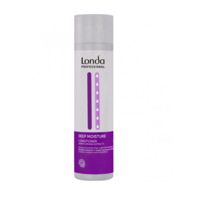 LONDA PROFESSIONAL DEEP MOISTURE plaukų kondicionierius su medaus ir mango ekstraktais, 250 ml LONDA PROFESSIONAL DEEP MOISTURE plaukų kondicionierius su medaus ir mango ekstraktais, 250 ml