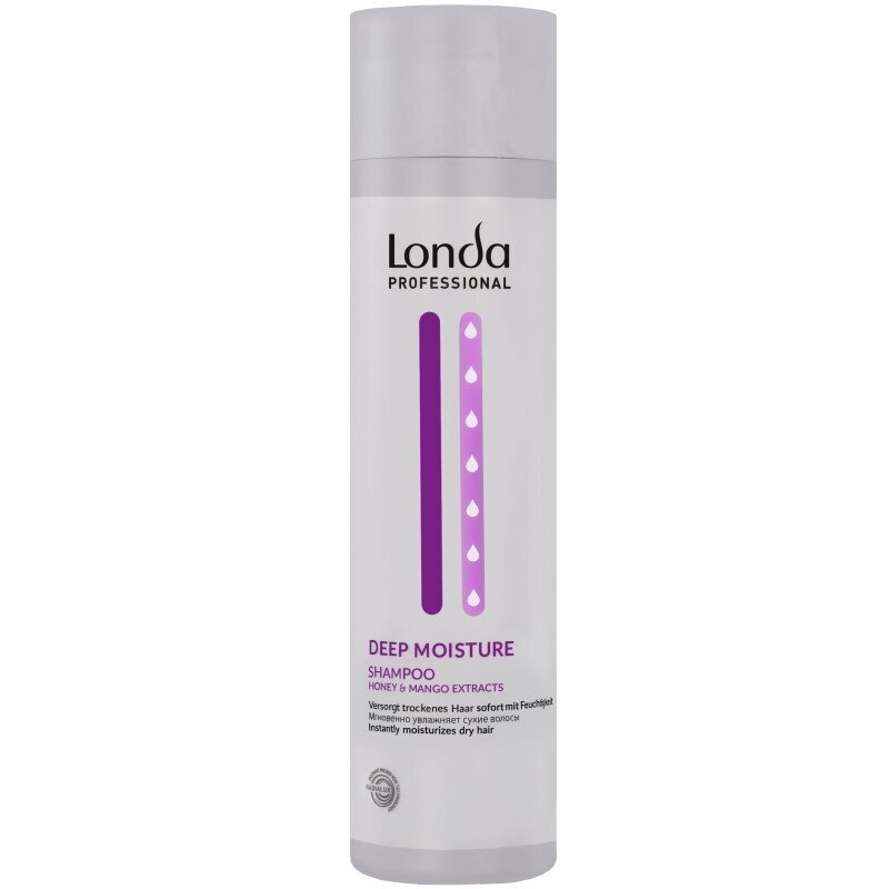 LONDA PROFESSIONAL DEEP MOISTURE gilaus drėkinimo plaukų šampūnas, 250 ml