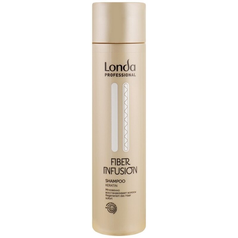 LONDA PROFESSIONAL FIBER INFUSION šampūnas pažeistiems plaukams su keratinu, 250 ml