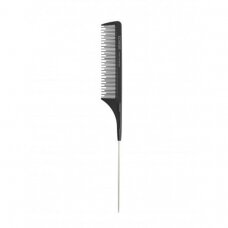 LUSSONI PTC 304 PIN TAIL COMB professional hairdressing comb with a metal tip