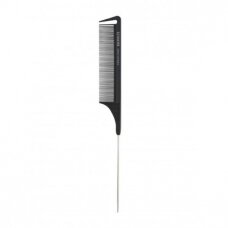 LUSSONI PTC 306 PIN TAIL COMB professional hairdressing comb with a metal tip