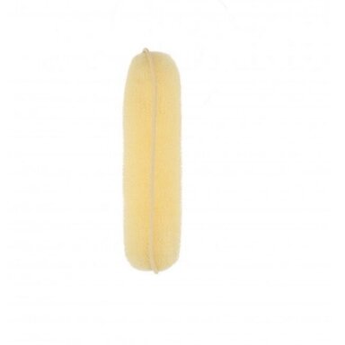 LUSSONI flexible hair sponge for ponytail shaping YELLOW, 150 mm LUSSONI flexible hair sponge for ponytail shaping YELLOW, 150 mm
