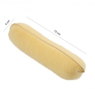 LUSSONI flexible hair sponge for ponytail shaping YELLOW, 150 mm LUSSONI flexible hair sponge for ponytail shaping YELLOW, 150 mm