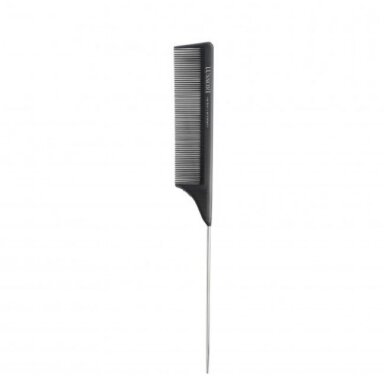 LUSSONI PTC 302 PIN TAIL COMB профессиональный парикмахерский гребень с металлическим шпилем