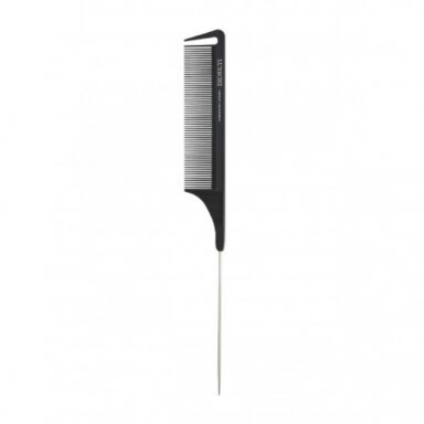 LUSSONI PTC 306 PIN TAIL COMB профессиональный парикмахерский гребень с металлическим наконечником LUSSONI PTC 306 PIN TAIL COMB профессиональный парикмахерский гребень с металлическим наконечником