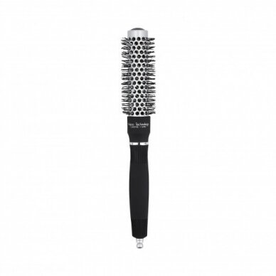 LUSSONI professional hair brush for drying ROUND SILVER 25 mm