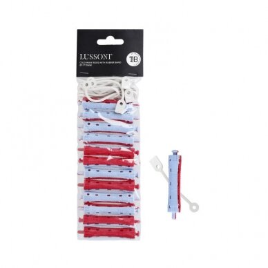 LUSSONI hair curlers for chemical hair curling 11*70 mm, 12 pcs. LUSSONI hair curlers for chemical hair curling 11*70 mm, 12 pcs.