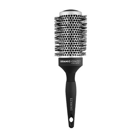 LUSSONI profesionalus plaukų šepetys fenavimui ROUND SILVER 65 mm