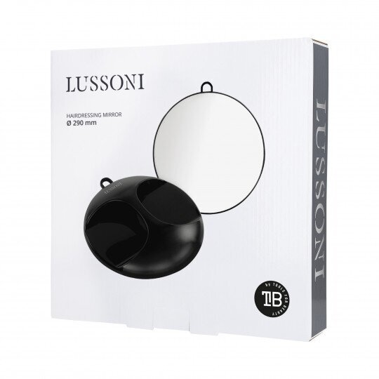 LUSSONI round high-quality barbers mirror (to show the customer the view from the back) Ø 29 cm 2 LUSSONI round high-quality barbers mirror (to show the customer the view from the back) Ø 29 cm 2