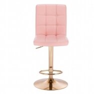 Кресло для макияжа HC1015CW с кристалами, розовое
