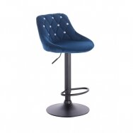 Professional chair for make-up specialists HR1054CW, blue velor