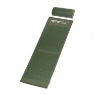 Massage acupressure mat with cushion, dark green