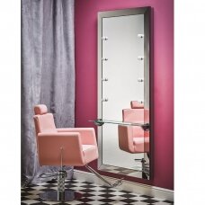 Profesionali konsolė - veidrodis su apšvietimu grožio salonams bei kirpykloms MAKE UP