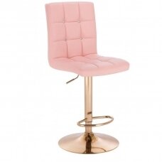 Makiažo kėdė HC1015CW su kristalais, rožinė