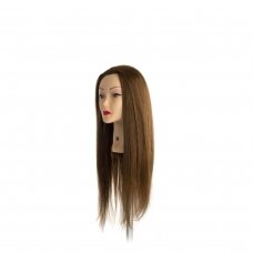 Mannequin head with 100% natural human hair 60cm
